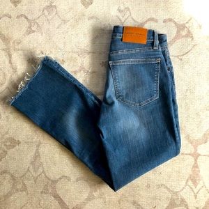 Lucky Brand  jeans mid rise crop mini boot size 27 Ava sculpted series